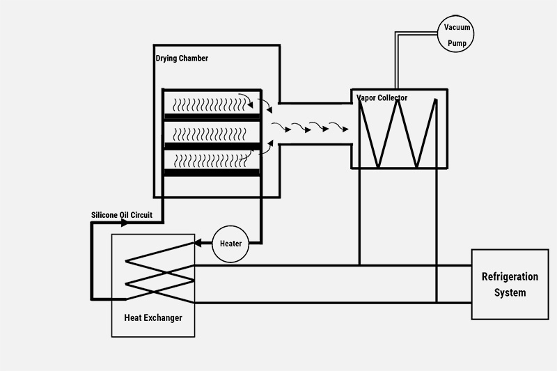 Diagrama de flujo de la máquina liofilizadora Diagrama de flujo de la máquina liofilizadora