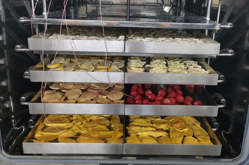 Frutas Después de la Liofilización