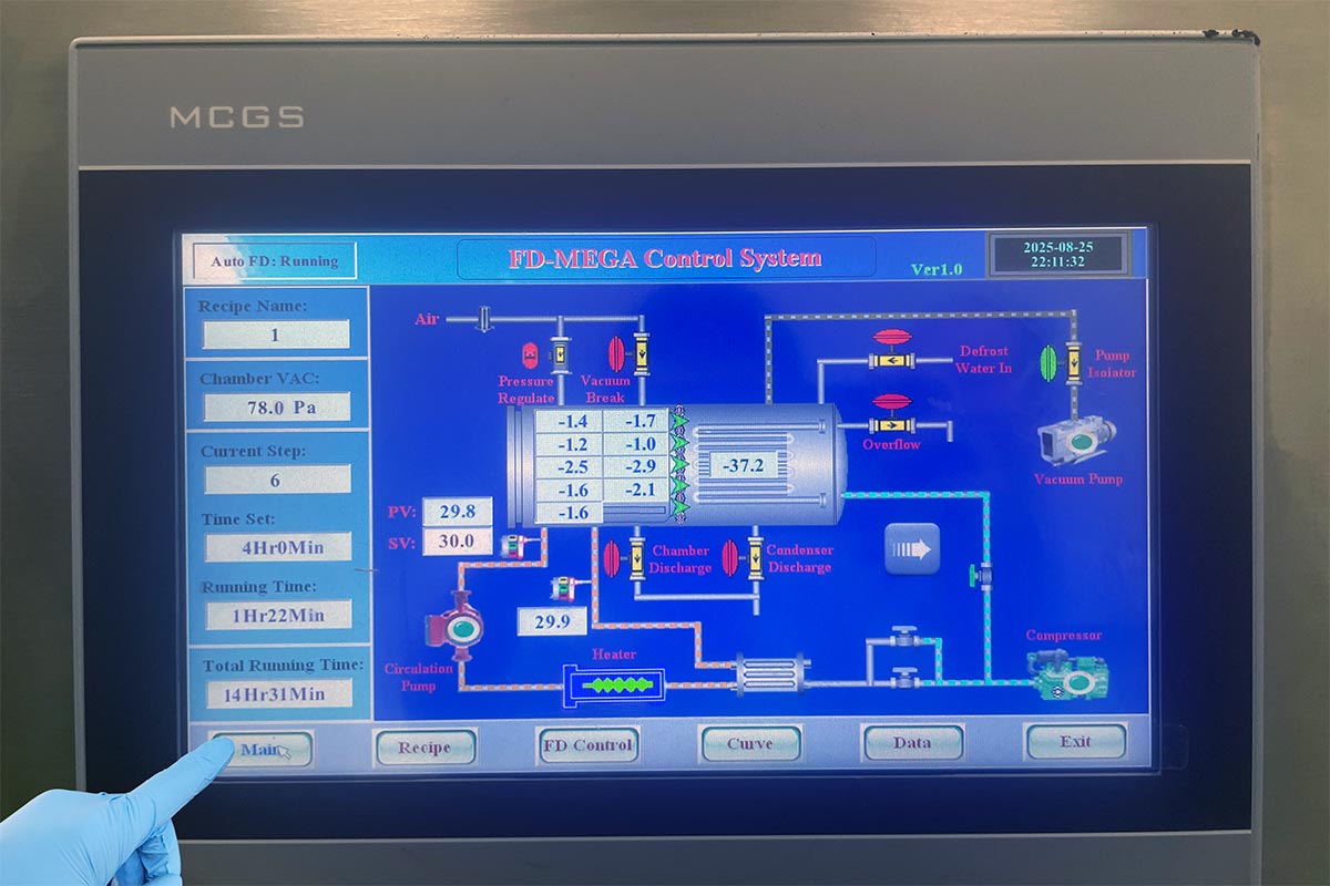 Automatic Freeze Dry FDRS Freeze Dryer Automatic Freeze Dry